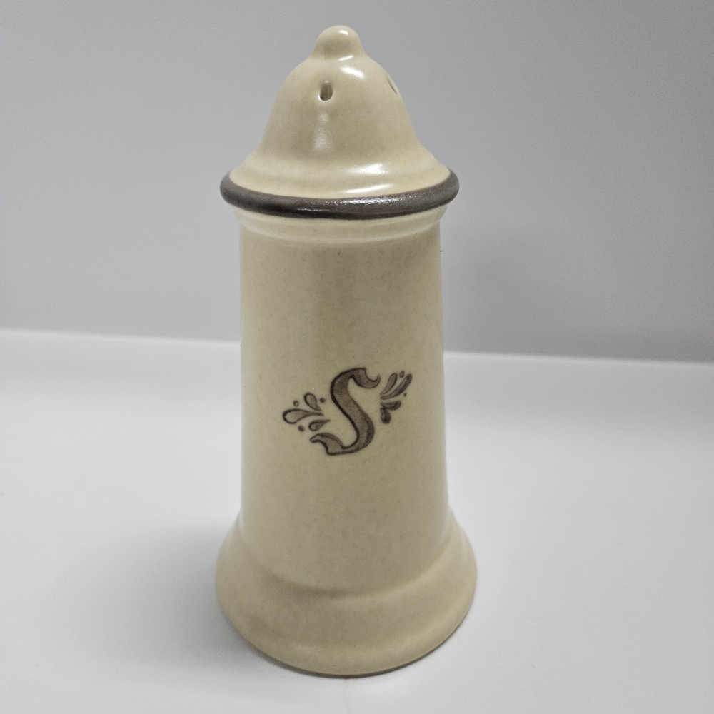 Vintage Pfaltzgraff Village Salt Shaker Stoneware Dinnerware Made in USA
